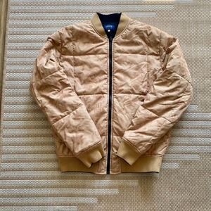 Levis Mens Camo Bomber Jacket Medium